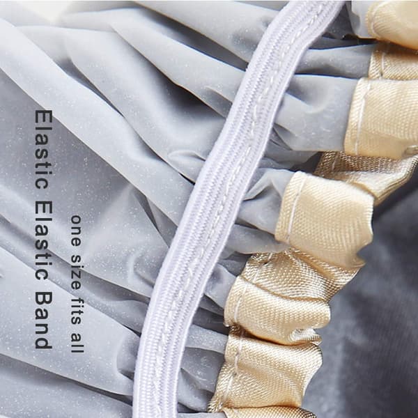 4-pack Återanvändbara Duschmössor Hårförvaring Satin Spa Dubbellager Vatten