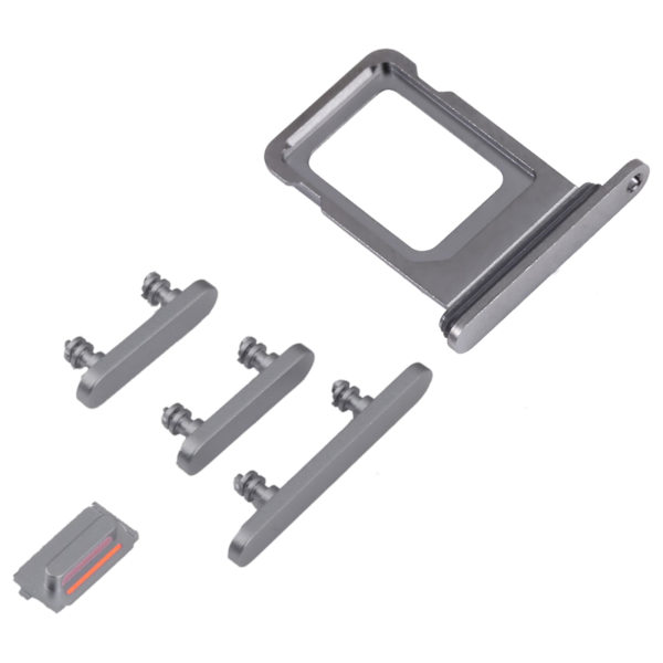 SIM-kortfack + SIM-kortfack + Sidoknappar för iPhone 14 Pro Max DXGHC