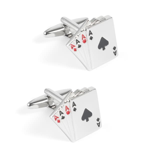 Forgyldte diamantindlagte store kronemanschetknapper DXGHC