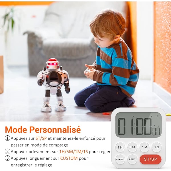 Köktimer, Digital Stoppur och Nedräkningstimer
