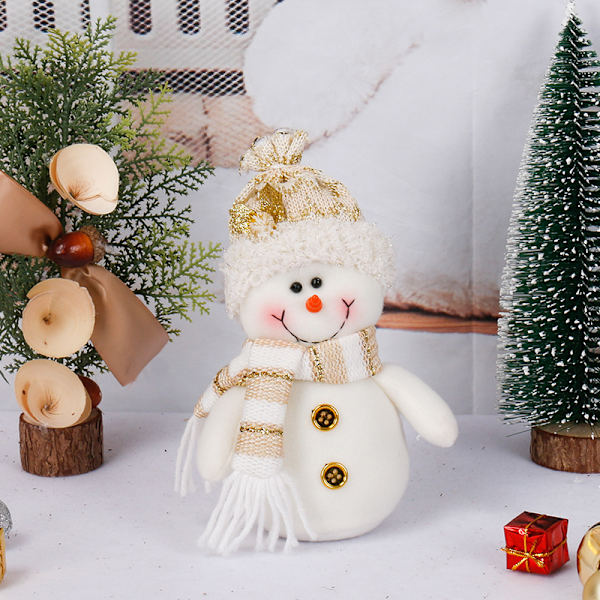 2 st julpynt Tomte snögubbe jultomte docka jul