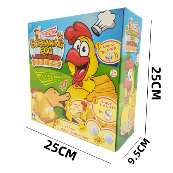 Squawk Chicken Game Nytt Lucky Layer Variety Show Roliga rekvisita 25 *