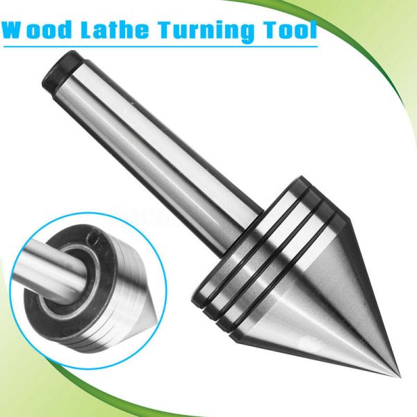 MT2 Heavy Duty Live Bearing Tailstock Center 40CR Metal Wood Lath