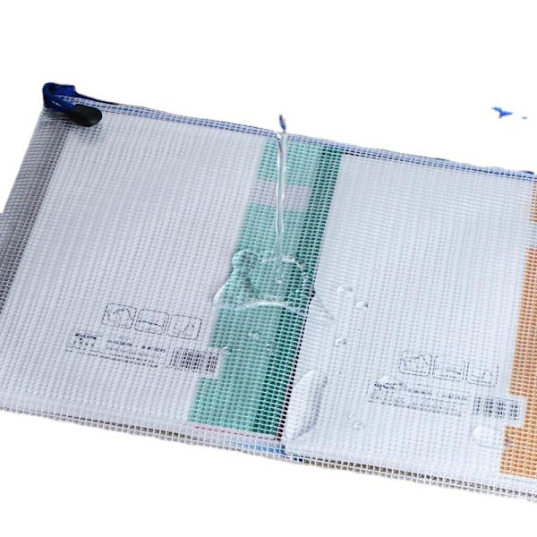 5 stk. Lynlåsskuffer, Lynlåsspose, Pvc Dokumentmappe Lynlås Fold