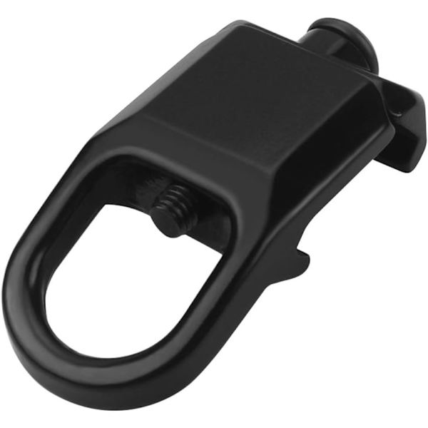 Skinnemonteringsadapterforbindelsesring for (svart) monteringsbrakett