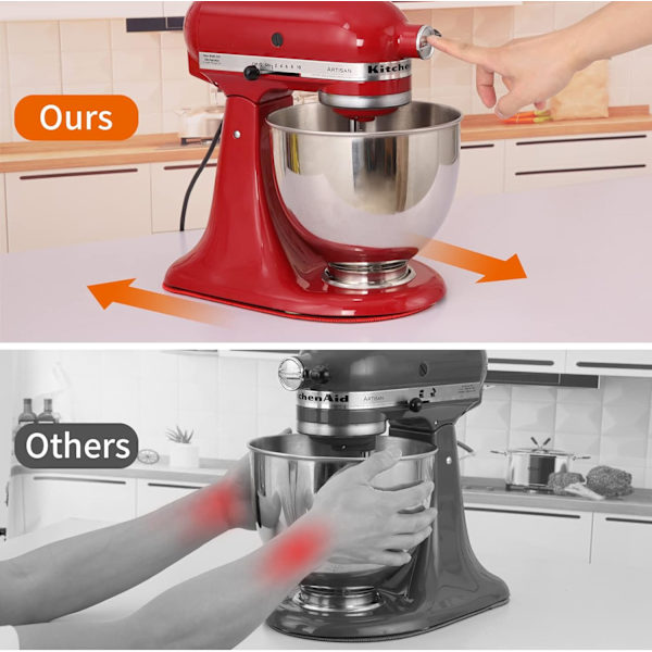 Blender Glidmatta - Kompatibel med KitchenAid 4,5-5 Kvarts Tilt