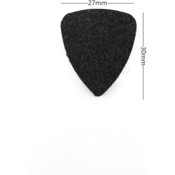 9 filtplektrum för gitarr, ukulele, bas DXGHC