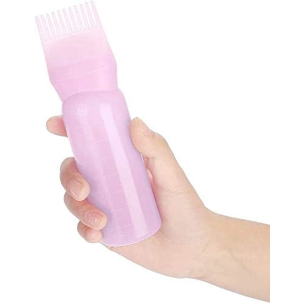 120 ml hiusten värjäyspullo soveltuu harjalla ja kammalla, A-malli