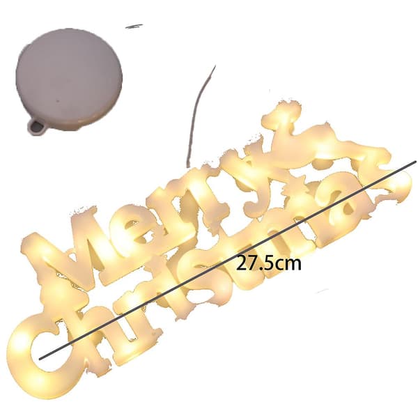 Hvit LED modelllampe Juletrpynt rom dekorert