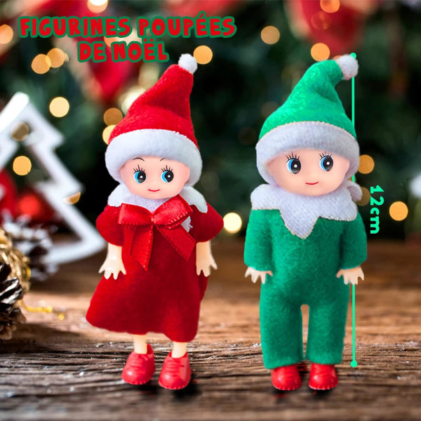 Jultomte - Jultomte (2-pack) Flicka och Pojke Figur -