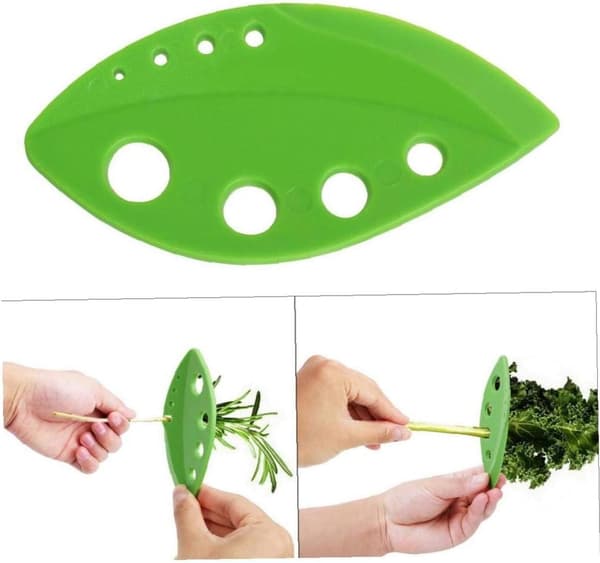 Grön, Herb Stripper Köksredskap Grönsaksstripper Gadget Kal