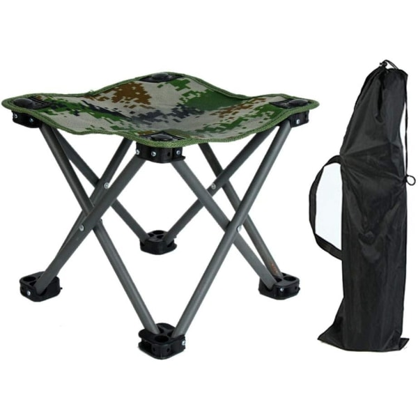 Mini sammenleggbar stol, bærbar campingkrakk, sammenleggbar campingkrakk