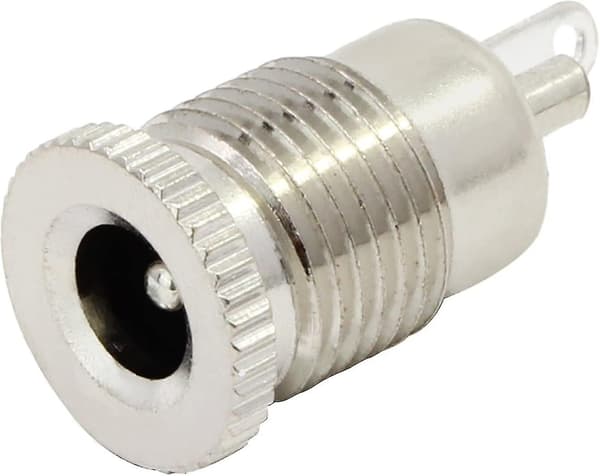 10-pack 5,5 x 2,1 mm Fe-kontaktadapter med D-lock DXGHC