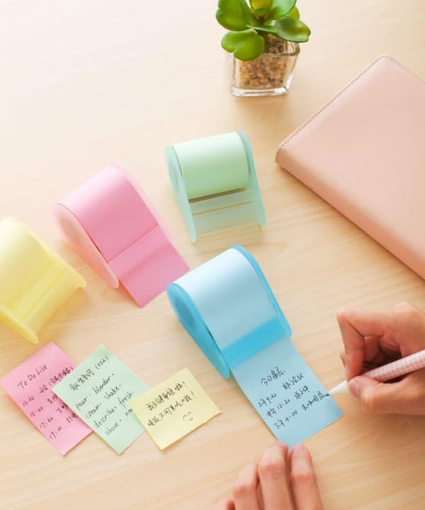 4 Ruller Fuldt Klæbende Sticky Notes, Bredde x Længde 2\" x 30\"