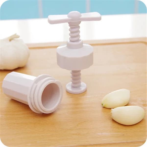 Hushålls Ginger Garlic Manuell Press Twist Cutter Crusher Pla DXGHC