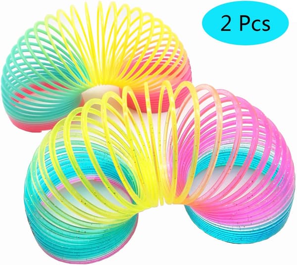 2 kpl 8,6 * 9 cm Magic Spring Rainbow - Leikkikiekko Rainbow C