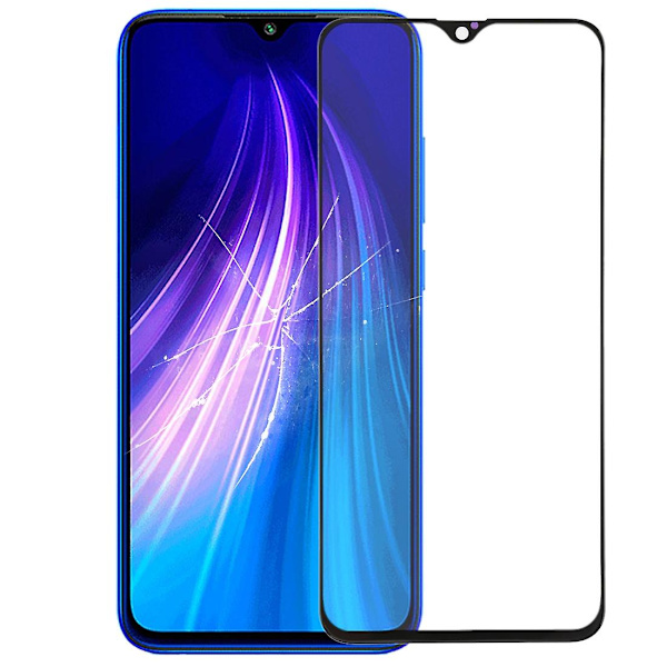 Yttre lins med OCA för Xiaomi Redmi Note 8 Redmi Note 8 DXGHC