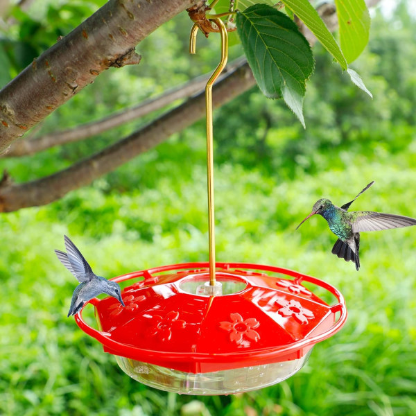 Hummingbird Feeders for Outdoors Hanging, Easy to Clean and Fill,