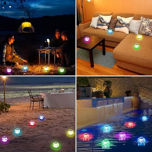1 st, Poolbelysning, Flytande Poolbelysning, IP65 Vattentät Floa DXGHC