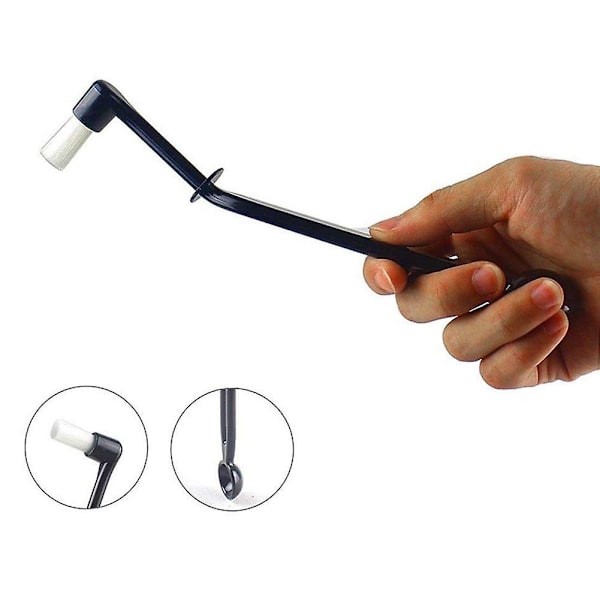 Kaffe- och espressomaskinsborste i nylon med sked (2-pack)