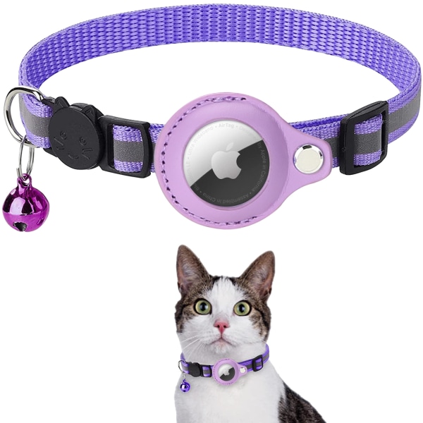 AirTag Cat Collar, Reflex Cat Collar med Bell Waterproof Air