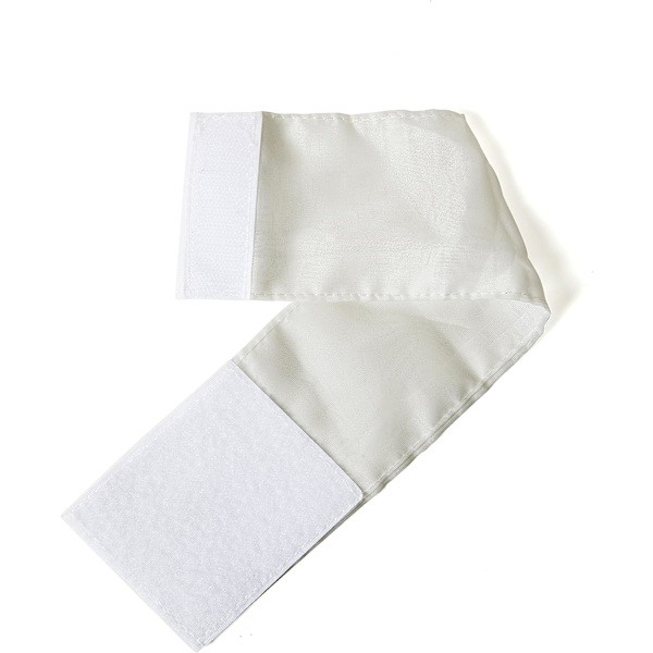 Glassdørpanelvindu Gardin Elegant Solid Voile Stanglomme Sh