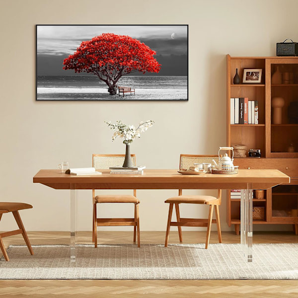 50X100cm Sort Ramme Stor Moderne Stuevægsdekoration, Re