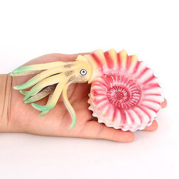 Plastisk forhistorisk havdyr Stor Nautilus (pink)