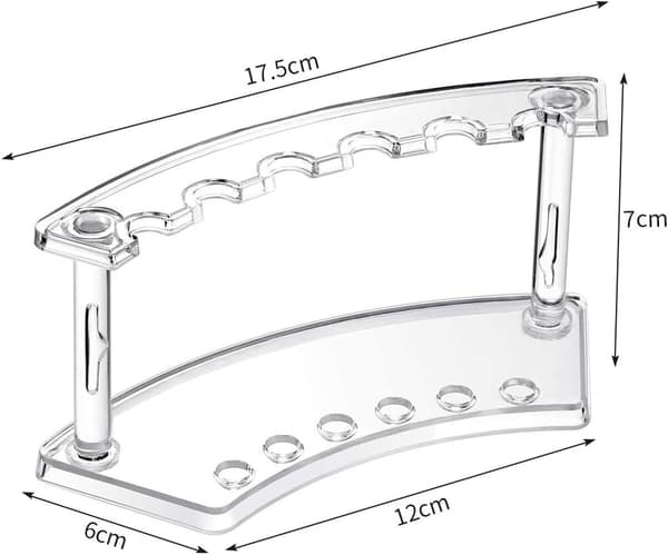 Plastpennholder, sett med 1 Plastpennholder Displaystativ 6-Sl