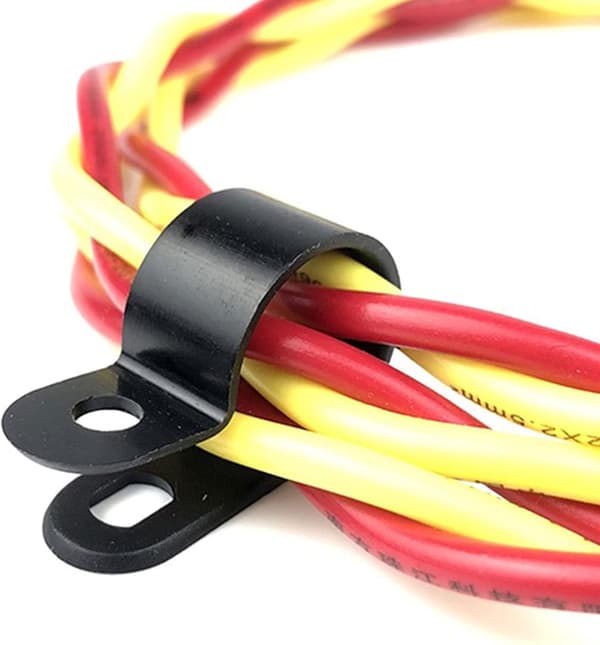 Nylon Kabelbindare - R, P-klämmor i Nylonplast, Fästen