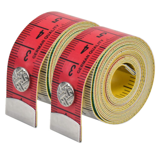 （150cm/60in）2 st Måttband Sy Måttband Dubbelsidig B