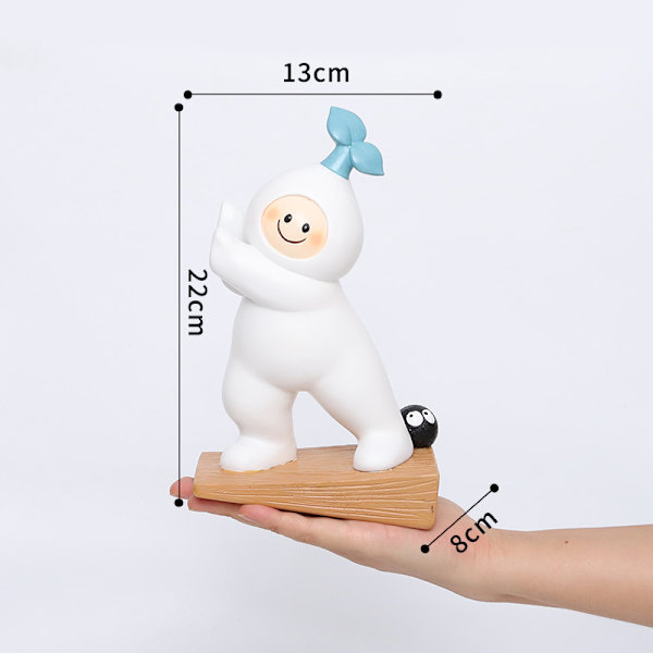 Cartoon Radish Resin Dörrstopp Hem Hus Dörrblockering Dörr C