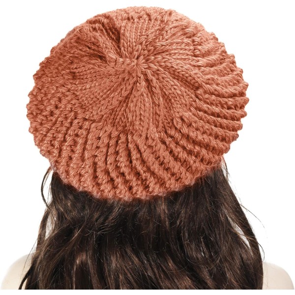 Grov uld vintage strikket beret til kvinder Japansk blød langu