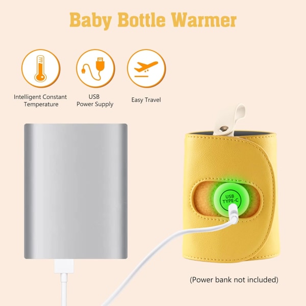 Baby , bärbar USB flaskvärmare Reseuppvärmning DXGHC
