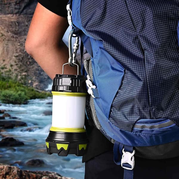 Genopladelig LED-Lanterne, USB Genopladelig LED Camping Lanterne Til