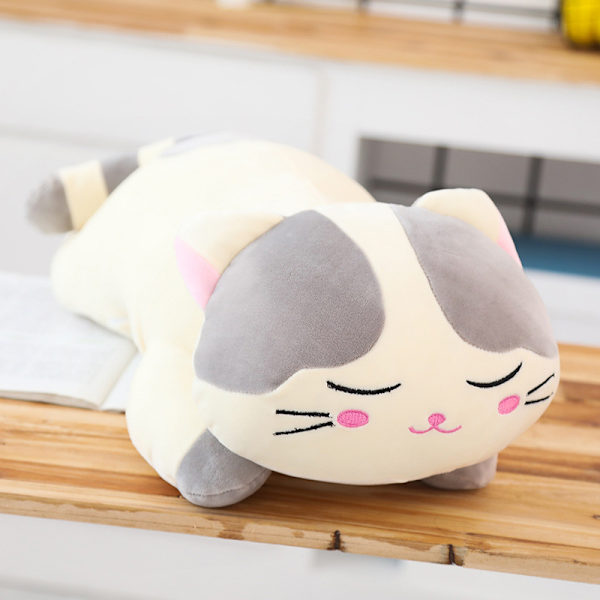 Plush Kuddar Husdjur Presentleksaker Barn Grå Katt 40cm DXGHC