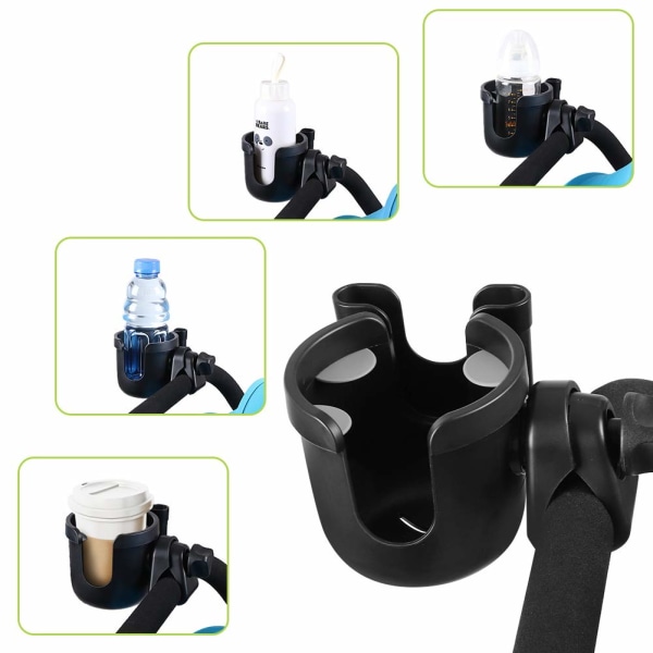 Mugghållare för barnvagn med telefonhållare, cykelmugghållare, kopp H DXGHC