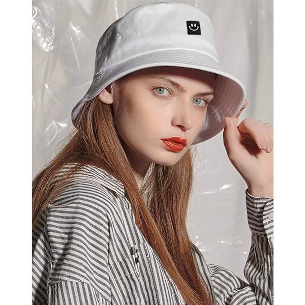 Bucket Hat Unisex Foldbar Bomuld UV Beskyttelse Åndbar Sol