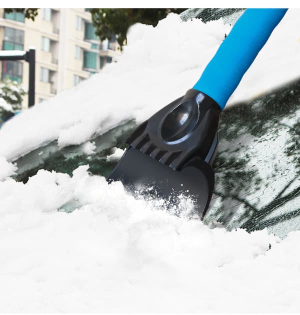 (Svart och Blå) 2st Multifunktionell Snöspade Bilskrapa