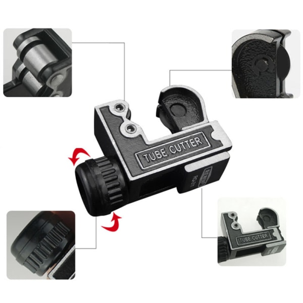 Mini Rørkutter 3-28mm Miniatyr Klippemaskin for Kobber, Messing