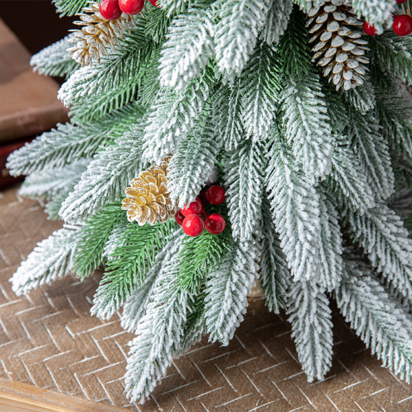 Miniatyrjulgran för skrivbord Julgranspynt DIY Jul