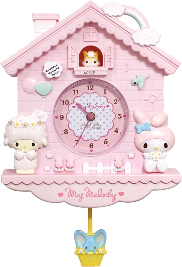 Barnväggklocka 12 tum Cartoon Swing Flickor Barn Väggklocka DXGHC