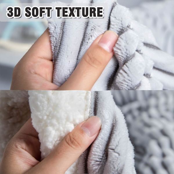 Sherpa-peitto Fleece-heittä - 39x59, Harmaa & Valkoinen - Pehmeä, Pehmoinen