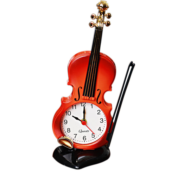Simulering fiol väckarklocka kreativt musikinstrument läge