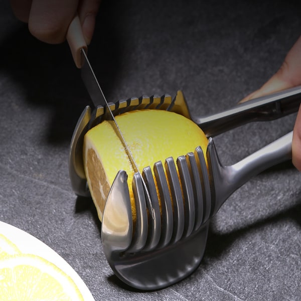 Bästa verktyg Tomatskärare Citronskärare Multi Handhållen Rou