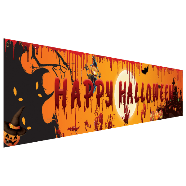 Halloween Party Banner Trädgårdsdekoration Blodiga Händer