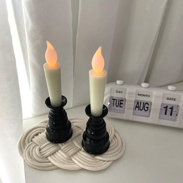 2-piece Korean ins simulation candle light simple cute mini night