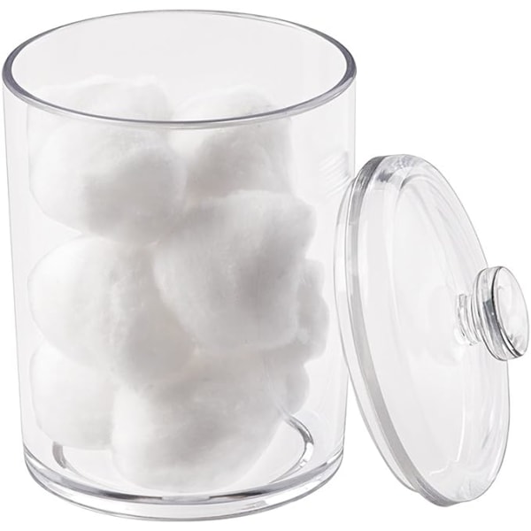 Set med 4 förvaringslådor för badrum, liten plastförvaringslåda med l