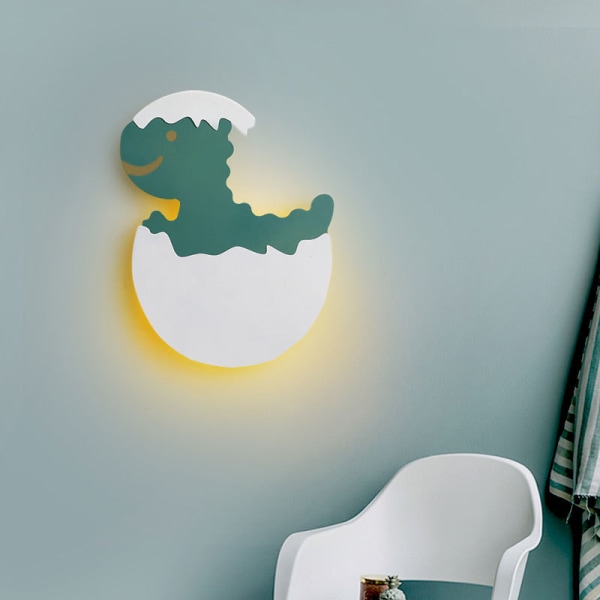 Tecknad barnrum vägglampa sovrum LED kreativ säng la