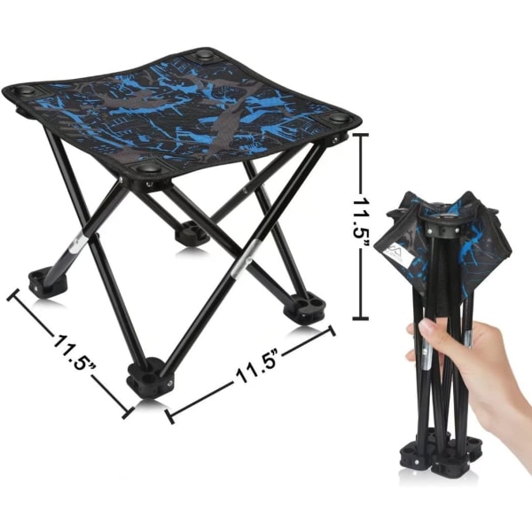 Campingstol, Bärbar Vikbar Stol, Mini Vikbar Stol